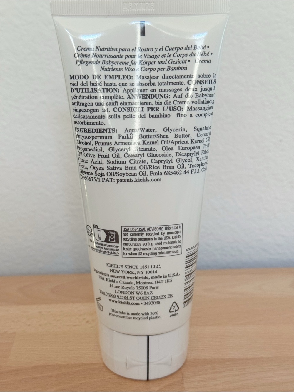 Kiehl's Nurturing Baby Cream Face & Body Soothing 24 H Hydration 6.8oz - New - Picture 3 of 6